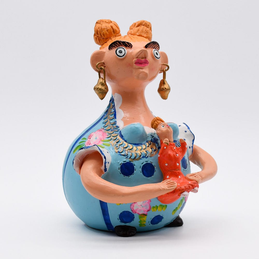 prazeres-c-ta-boneca-barriguda-25cm-poup-e-c-ramique-robe-fruits image 4