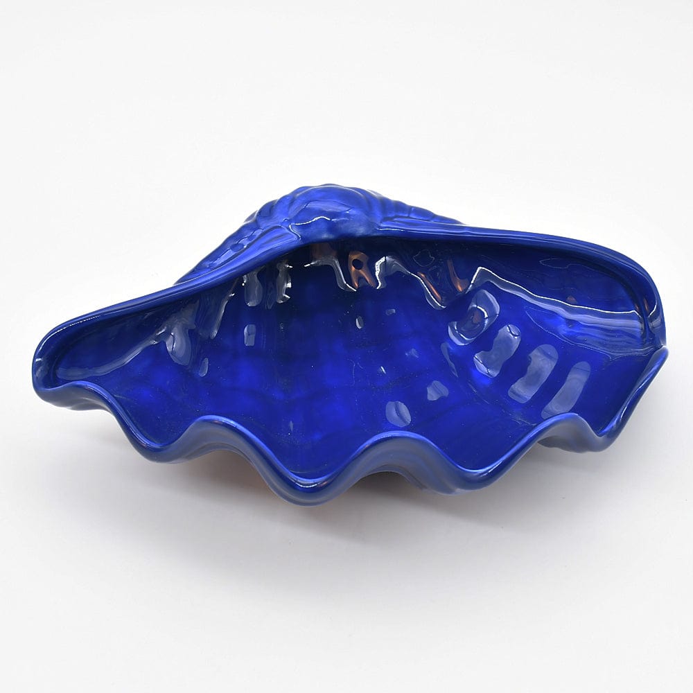 luisa-paix-o-d-coration-coquillage-coupe-c-ramique-bleu-cobalt-28-cm image 2