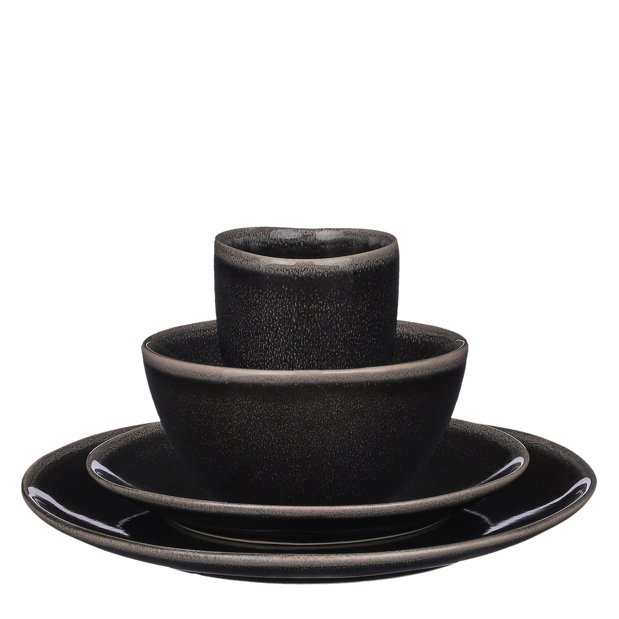 mica-decorations-tabo-service-table-noir-16-pi-ces-c-ramique image 1