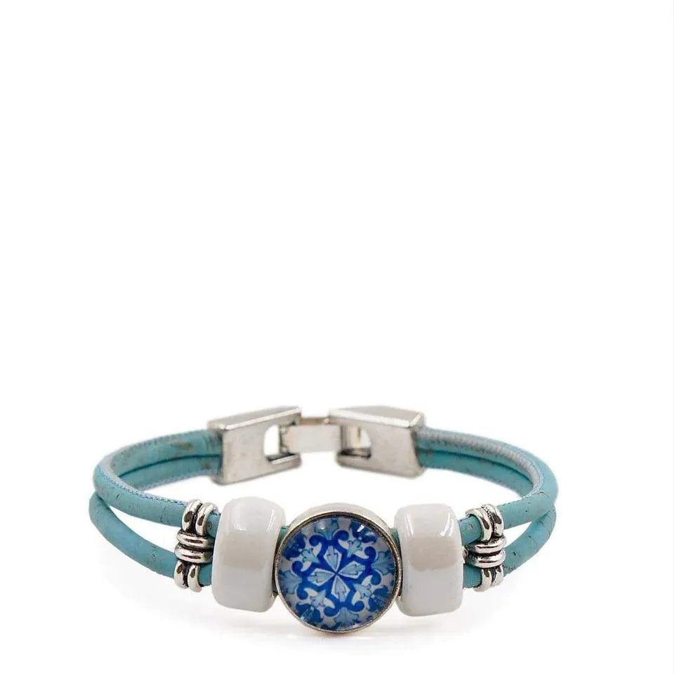 luisa-paix-o-bracelet-li-ge-azulejo-m-tal-20cm image 1