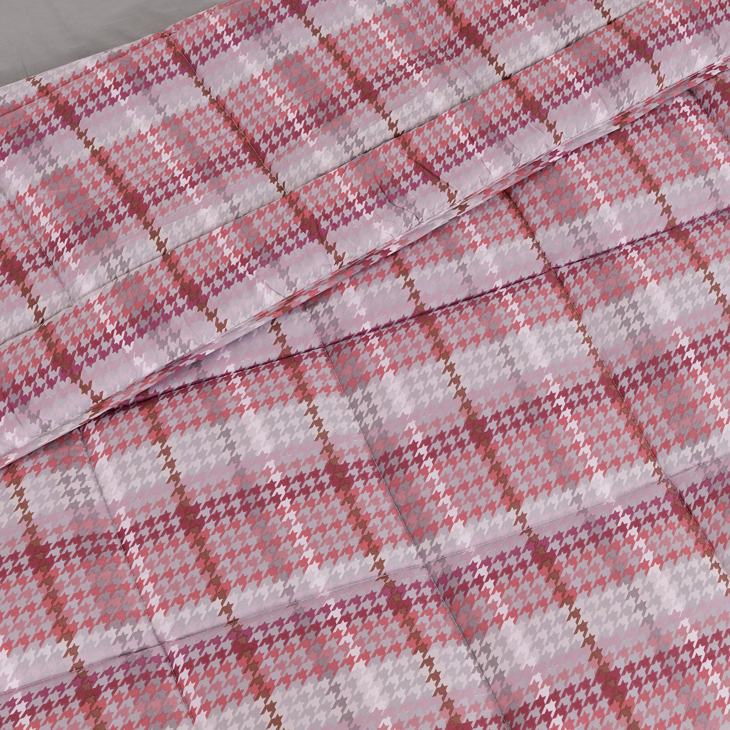 baroni-home-tessile-casa-couette-hiver-260x260-pied-de-poule-rose image 2