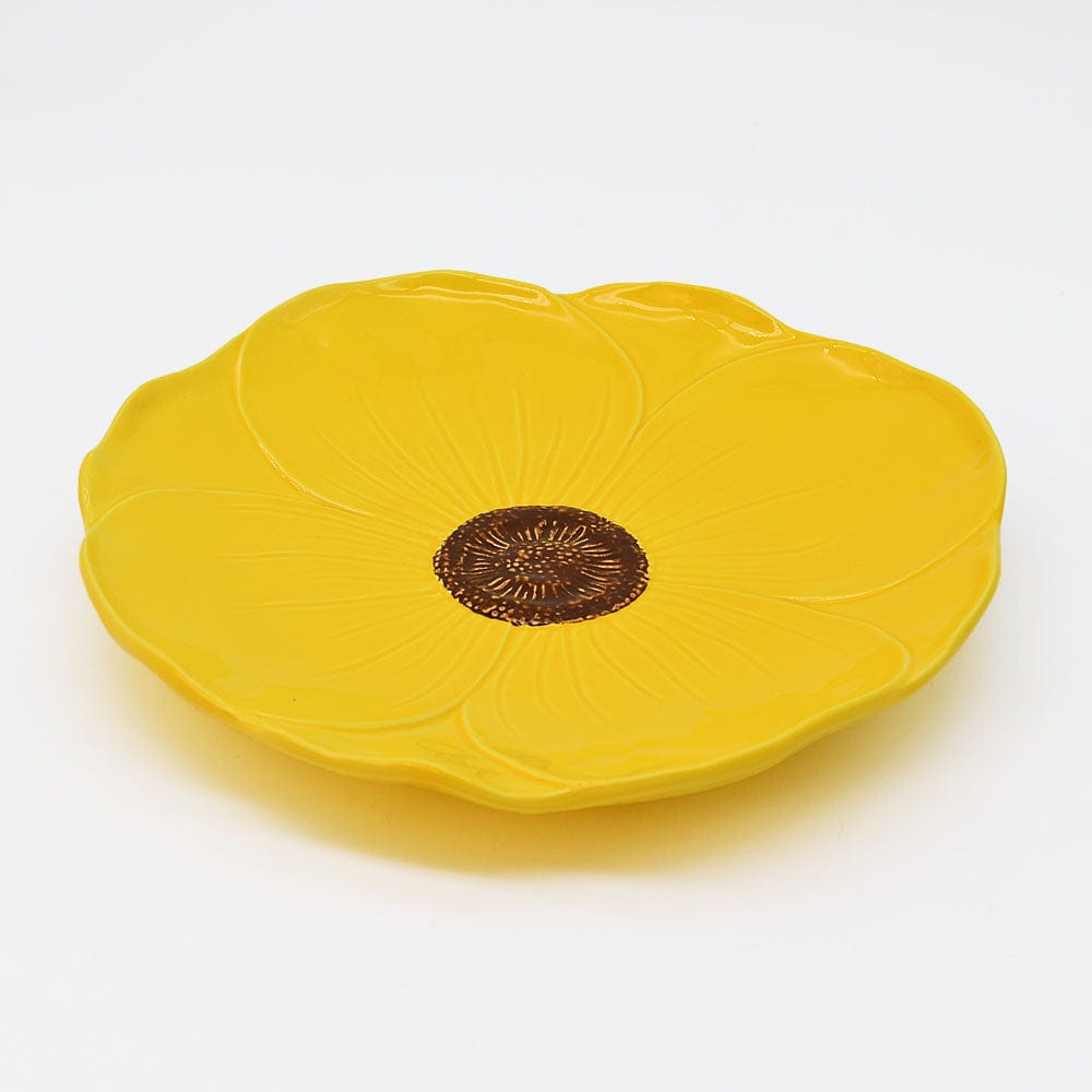 luisa-paix-o-papoila-assiette-c-ramique-jaune-27-cm image 3