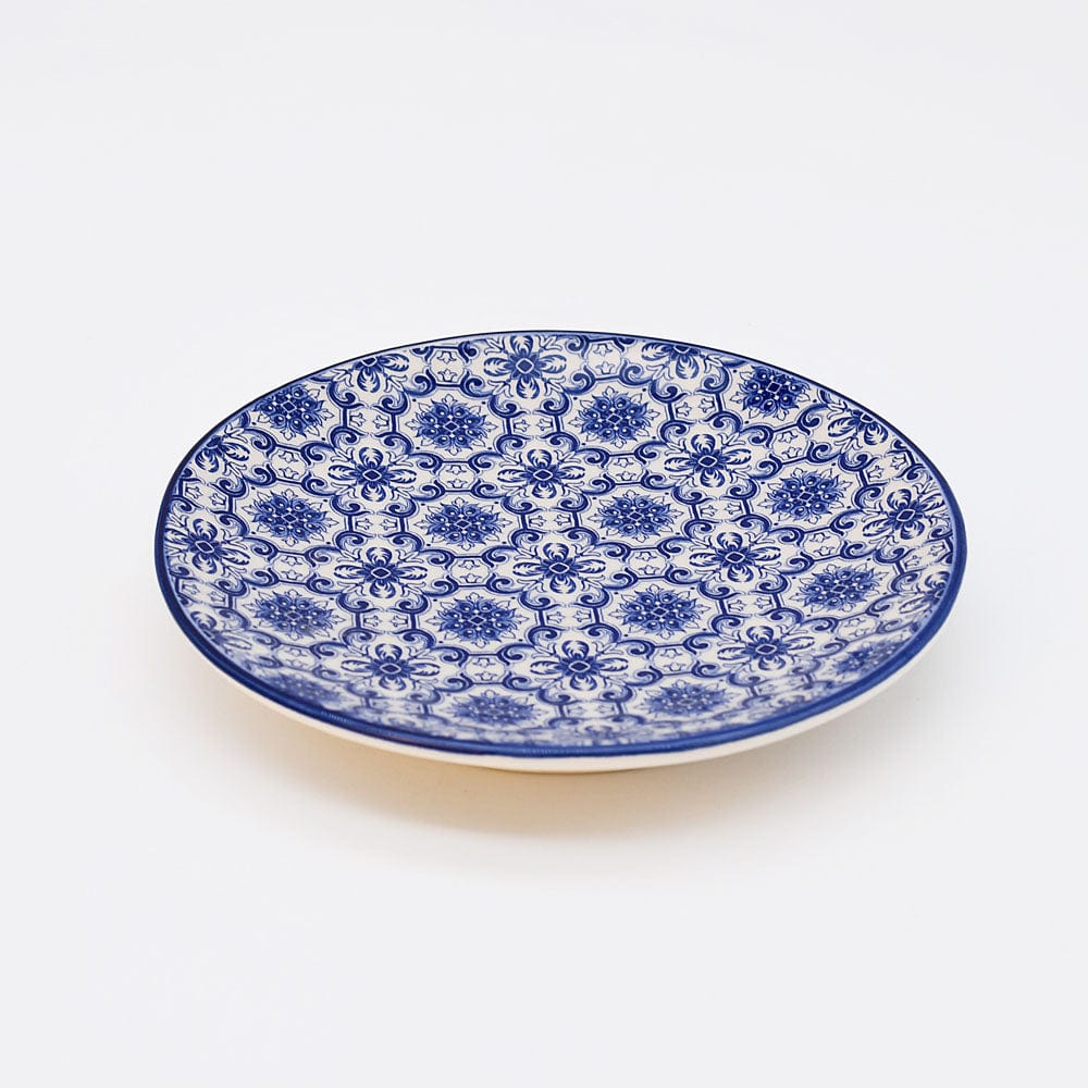 luisa-paix-o-padr-o-assiette-c-ramique-bleu-15cm image 2