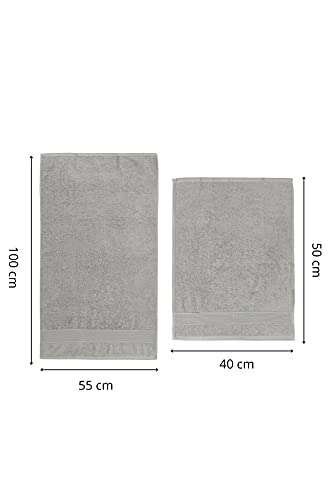 baroni-home-tessile-bagno-lot-2-serviettes-visage-invit-gris-coton image 7