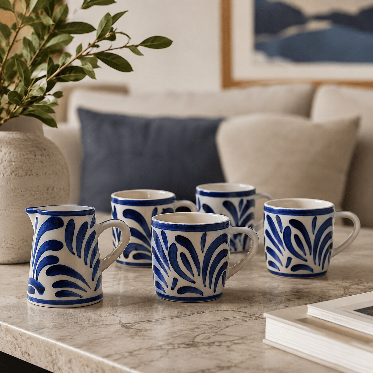 luisa-paix-o-andorinha-grand-mug-c-ramique-bleu-10-cm image 2