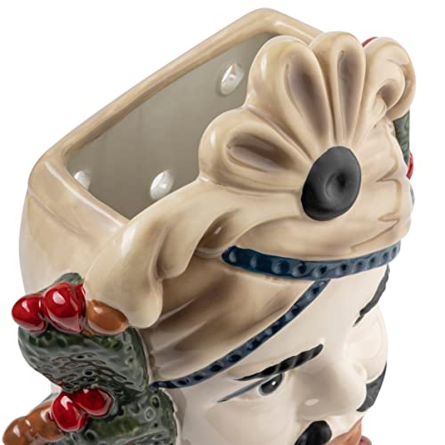 baroni-home-teste-di-moro-vase-t-te-de-moro-porcelaine-20x11x26-cm image 8