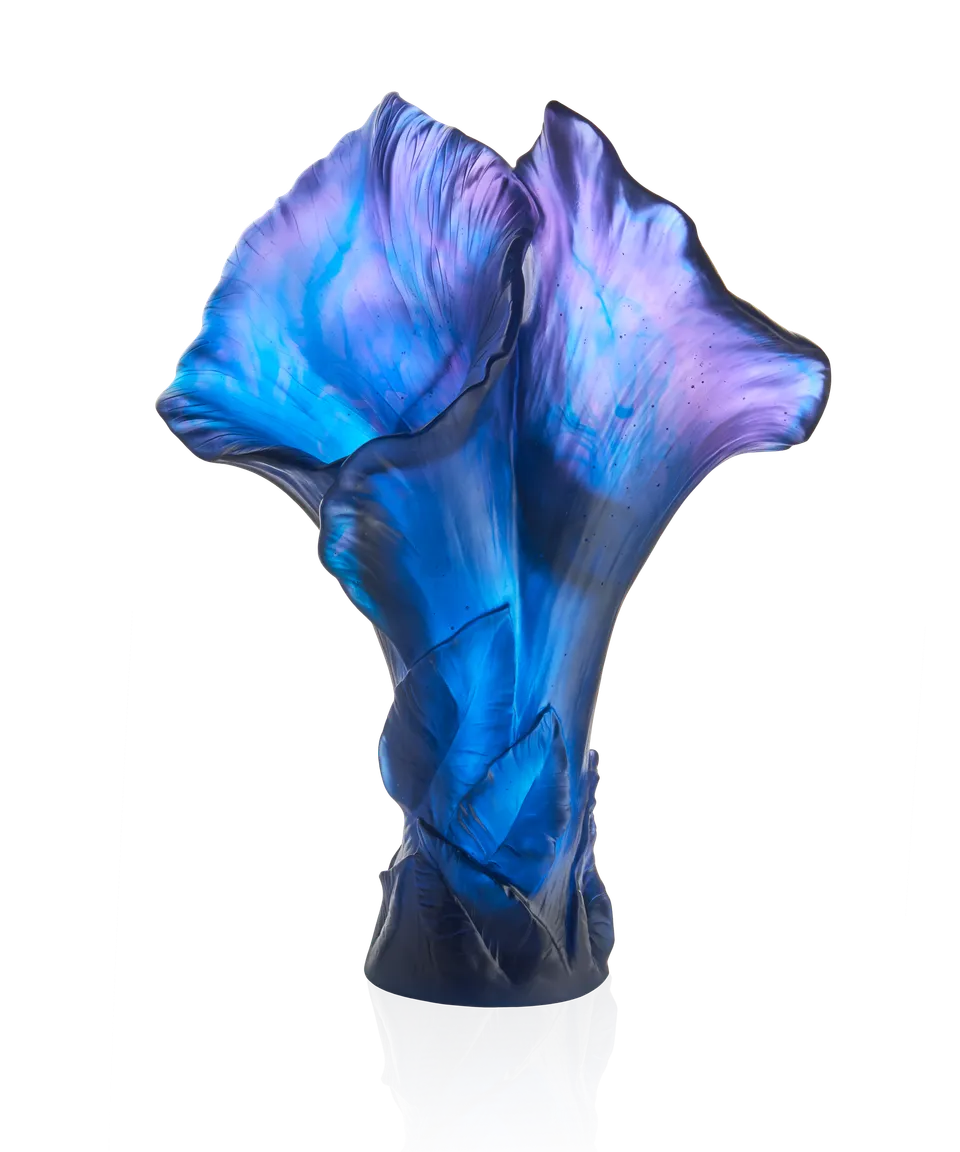 daum-univers-v-g-tal-arum-vase-magnum-bleu-nuit image 1