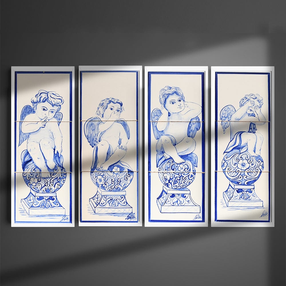 luisa-paix-o-anjo-barroco-fresque-azulejos-45x15-cm image 1