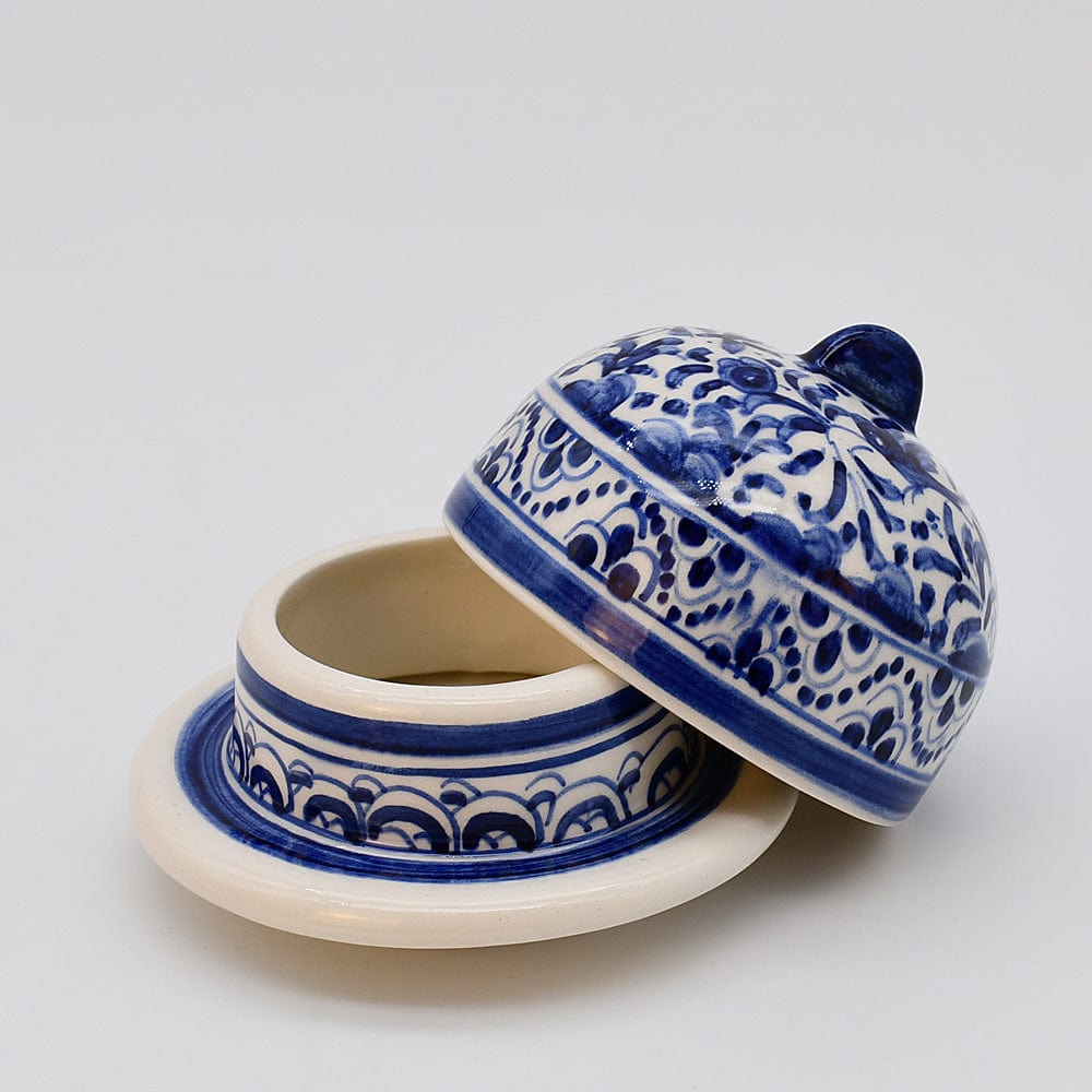 luisa-paix-o-vaisselle-portugaise-petit-beurrier-c-ramique-coimbra-bleu image 2