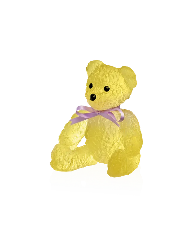 daum-doudours-sculpture-ours-jaune-serge-mansau image 1