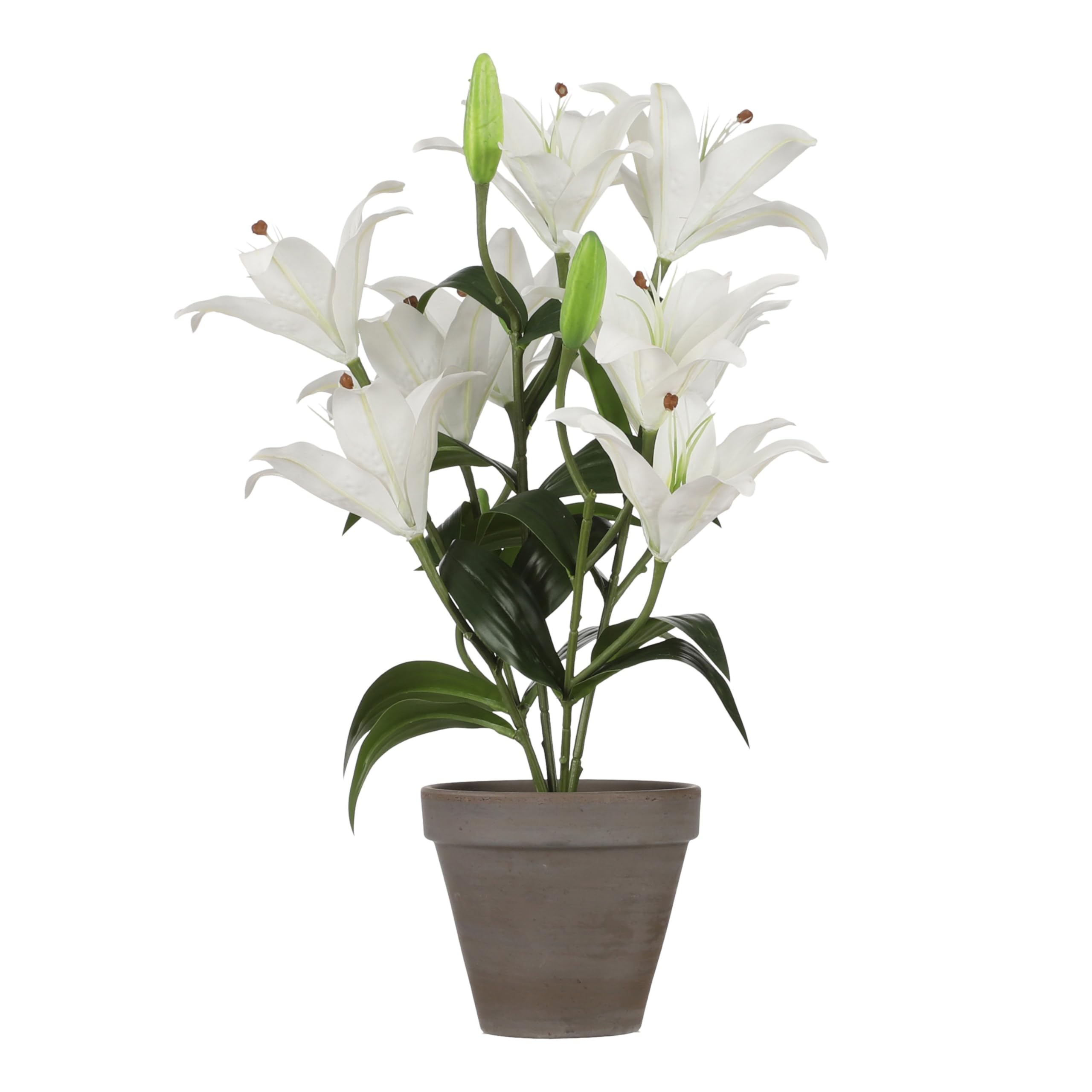mica-decorations-tiger-lys-fleur-artificielle-blanc-h47-cm image 1