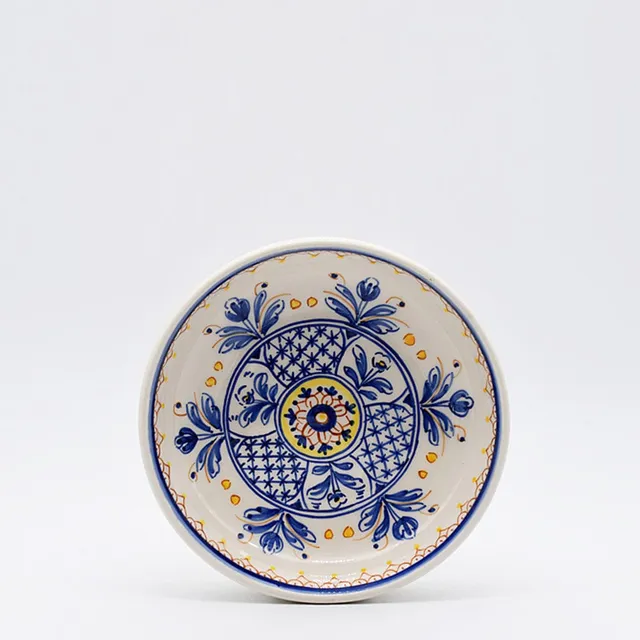 luisa-paix-o-tradicional-assiette-c-ramique-22-cm-peinte-main image 1