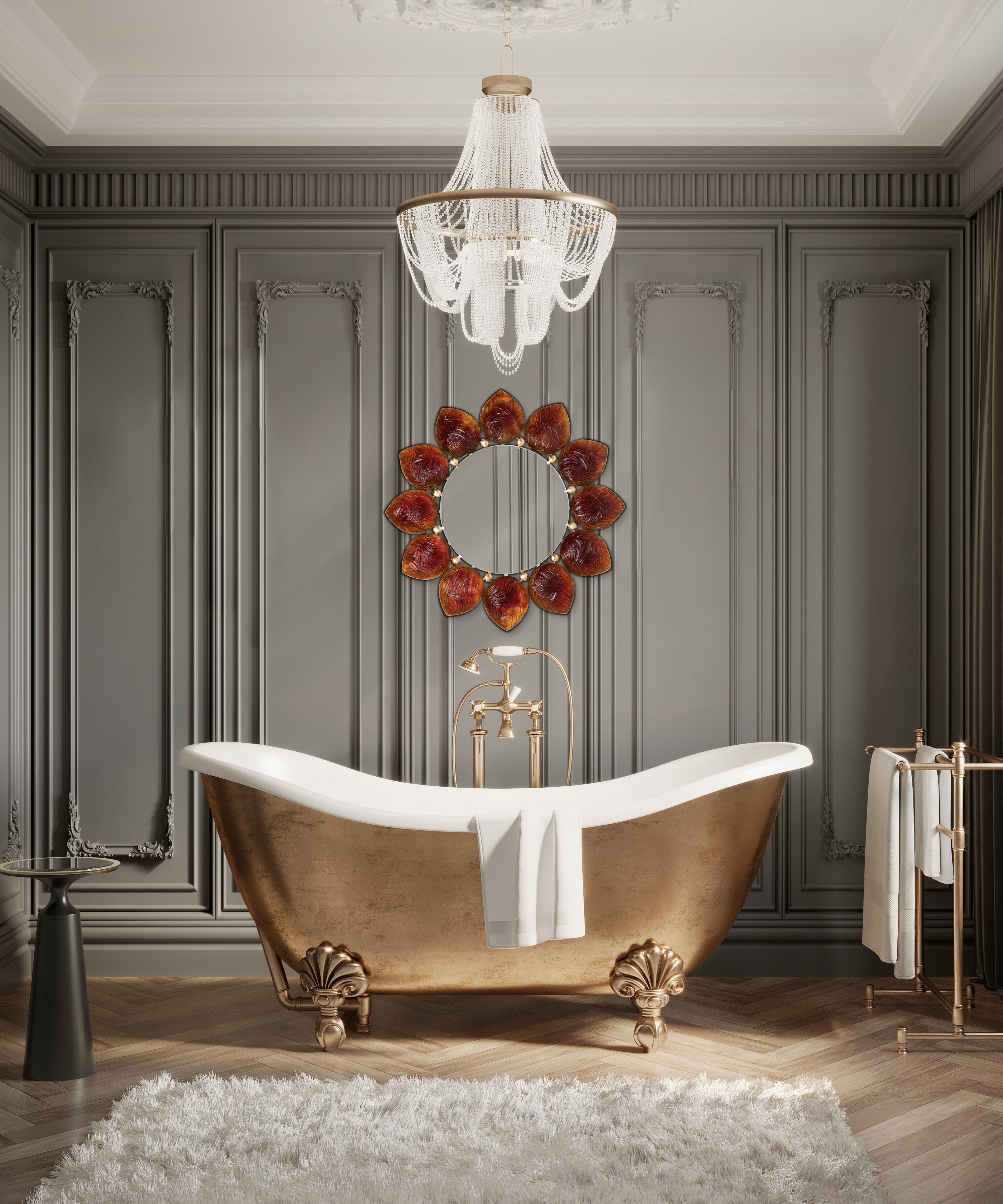 daum-m-lodie-miroir-cristal-ambre-jacques-hurel image 4
