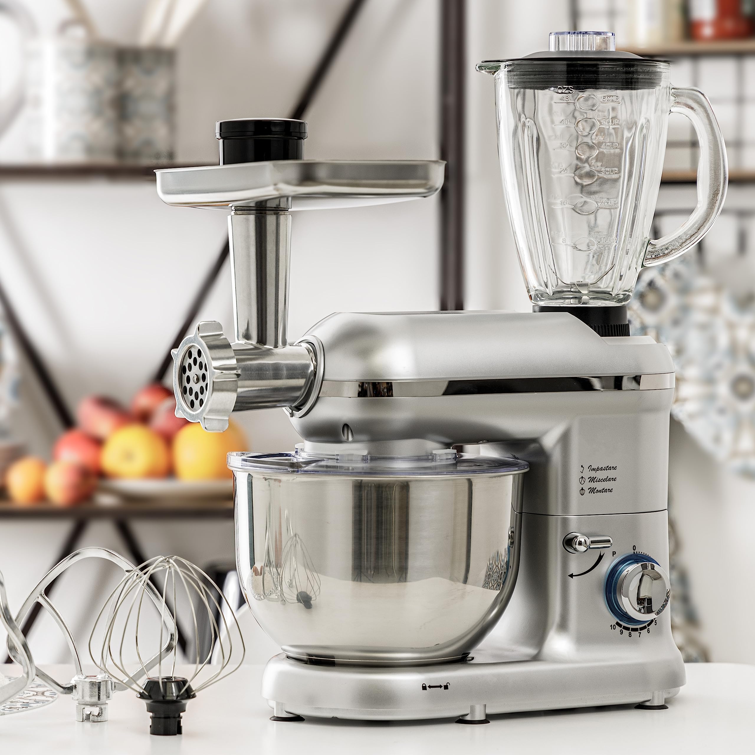 baroni-home-cucina-robot-p-tissier-multifonction-4-5-l-1000-w image 2