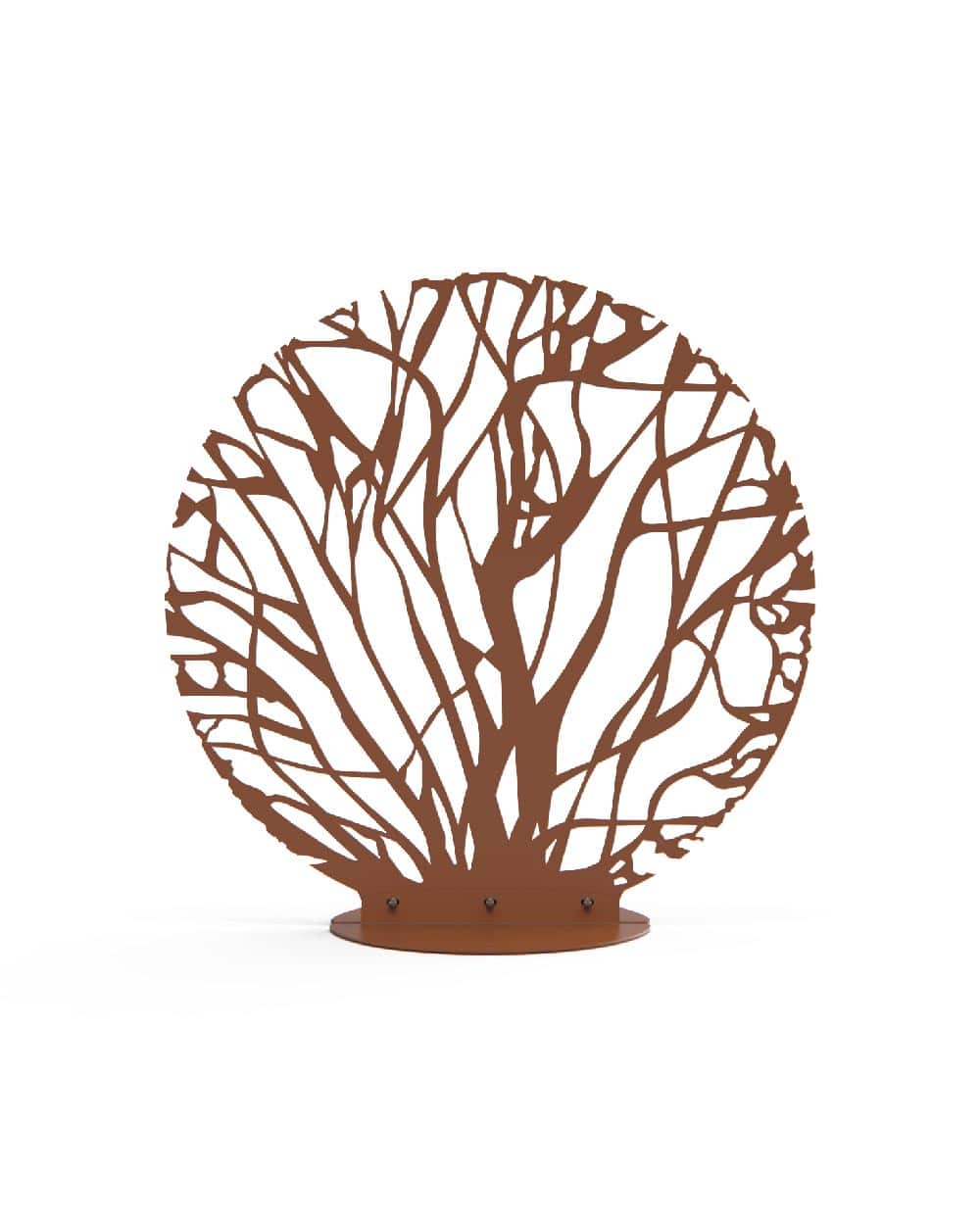 je-suis-art-sph-re-sculpture-jardin-acier-galvanis image 1