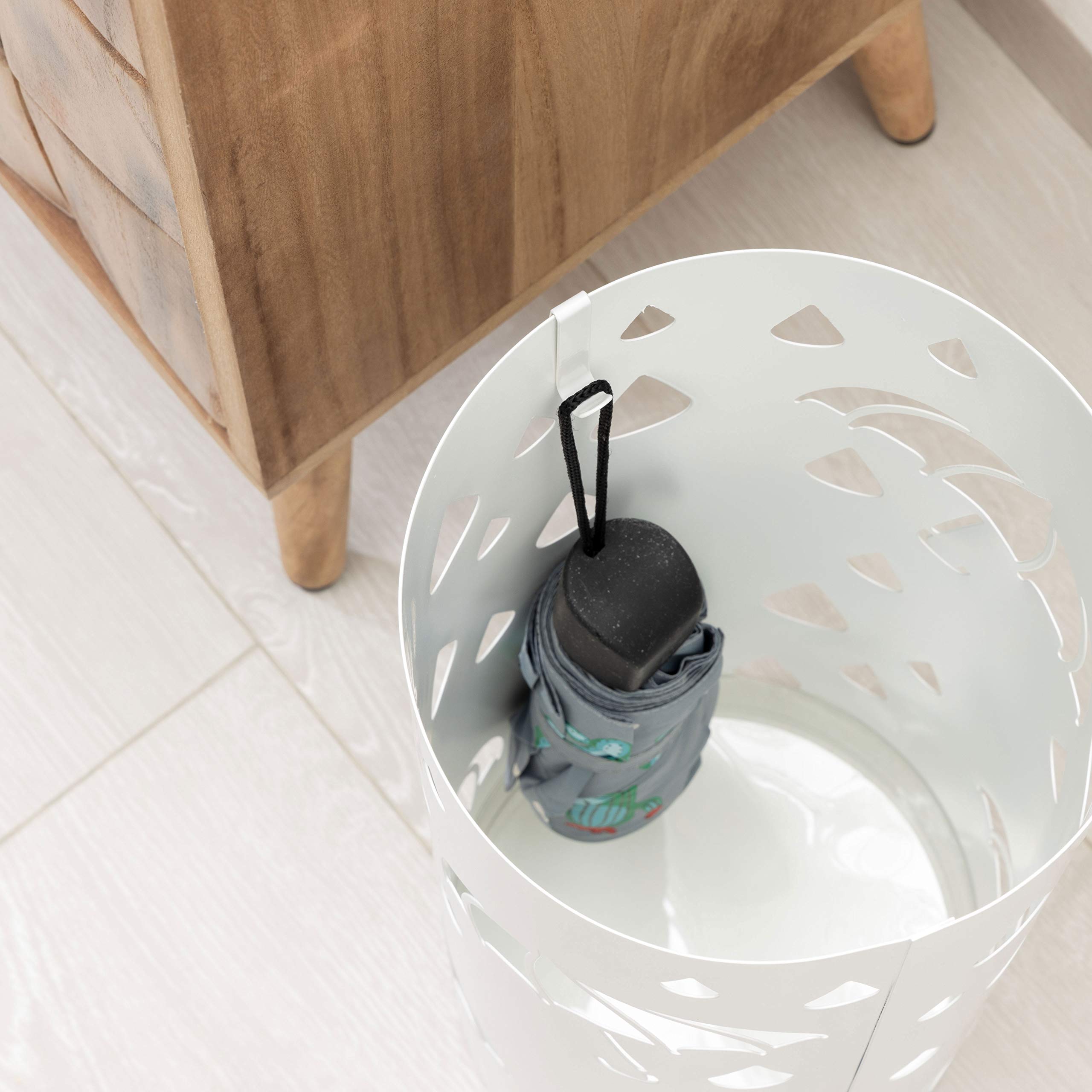 baroni-home-portaombrelli-porte-parapluie-cylindrique-blanc-49-cm image 3