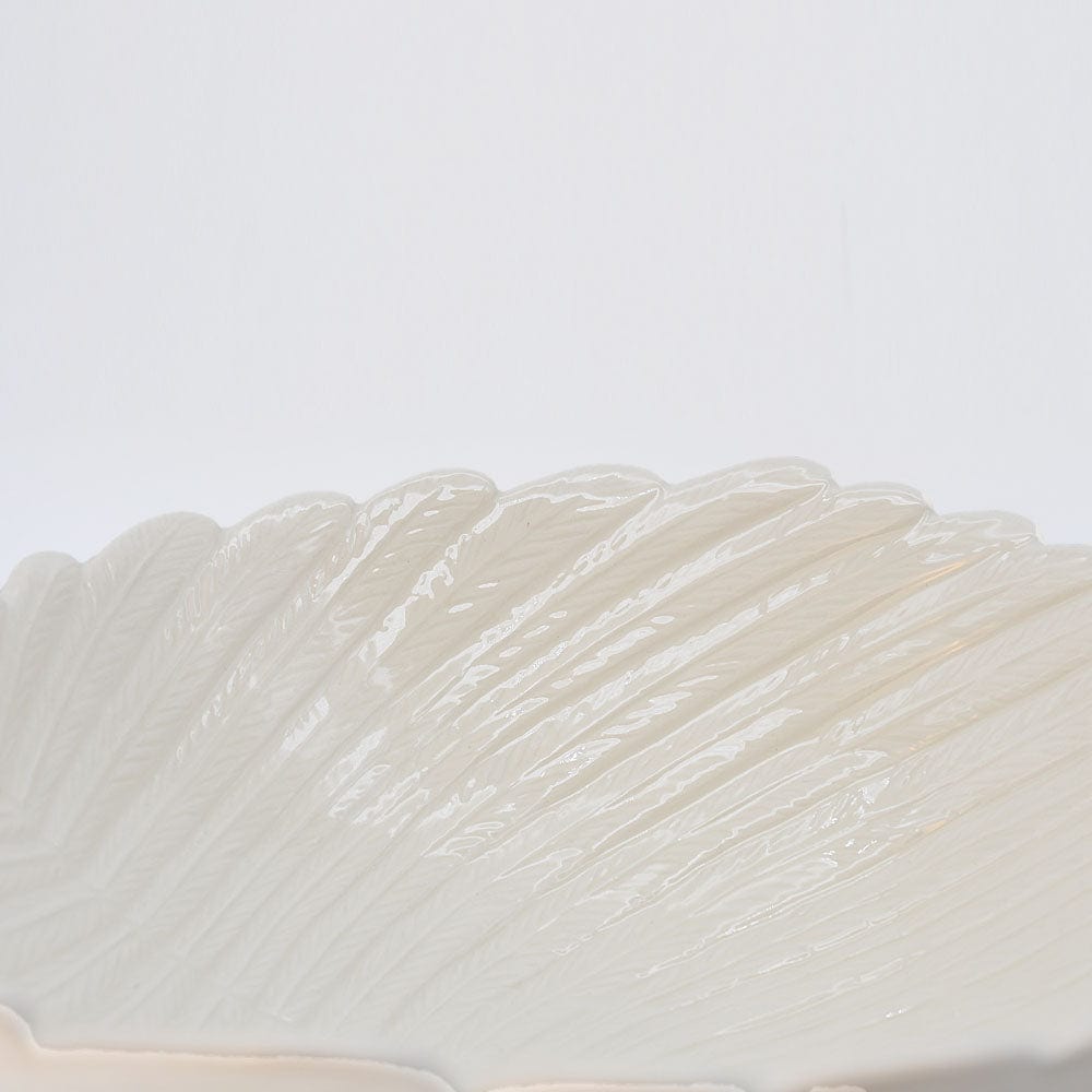 luisa-paix-o-flamingo-branco-coupe-c-ramique-32cm-blanc image 3