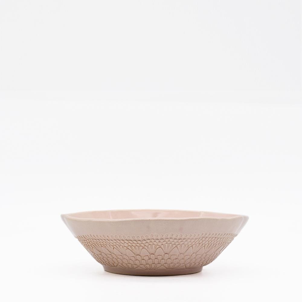 luisa-paix-o-vaisselle-carimbada-saladier-rose-19-cm image 1