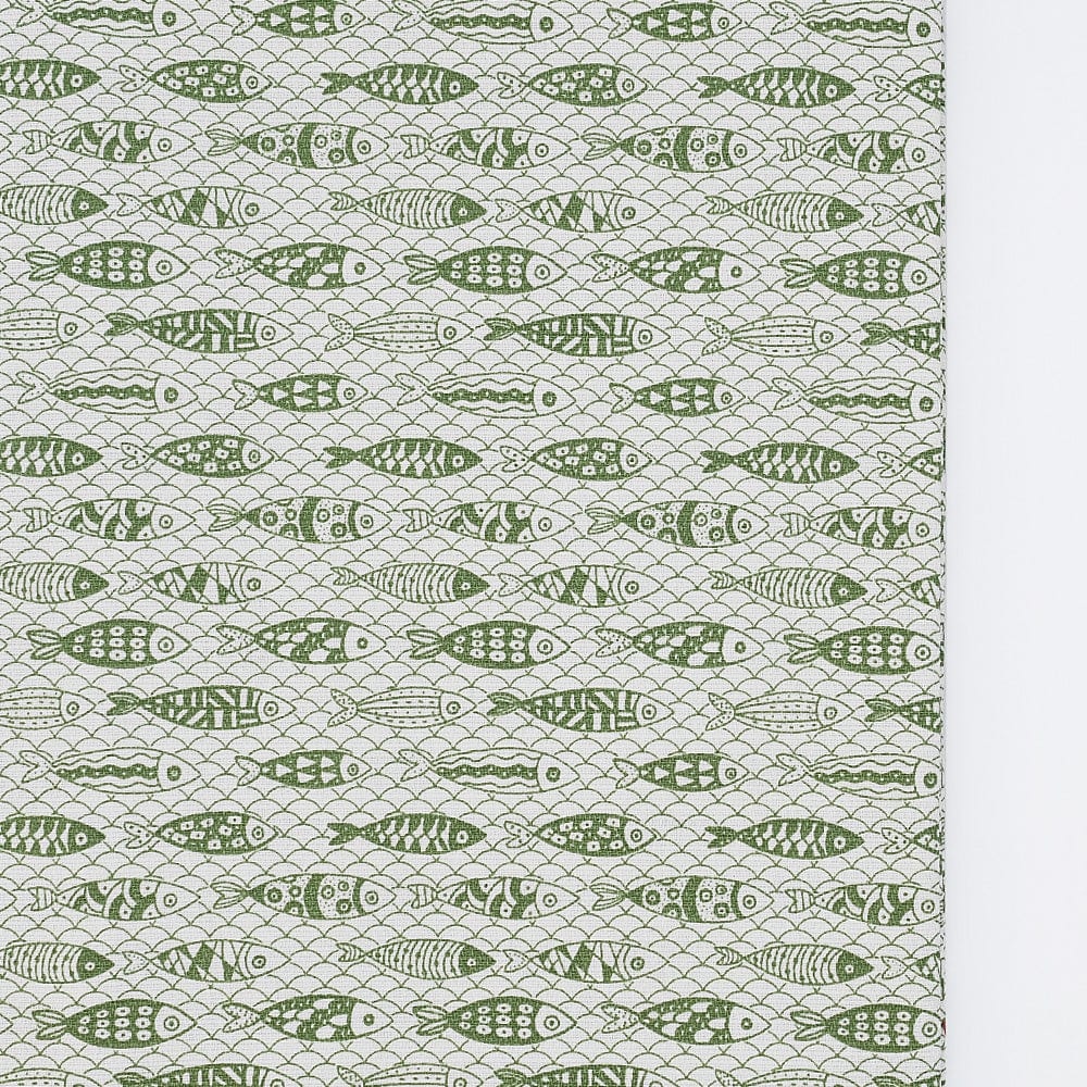 luisa-paix-o-sardinhas-nappe-coton-vert-200x150cm image 1