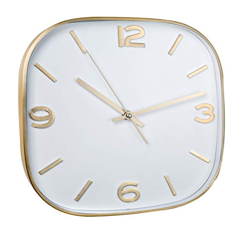 baroni-home-horloge-murale-blanche-chiffres-or-28-5-cm image 5