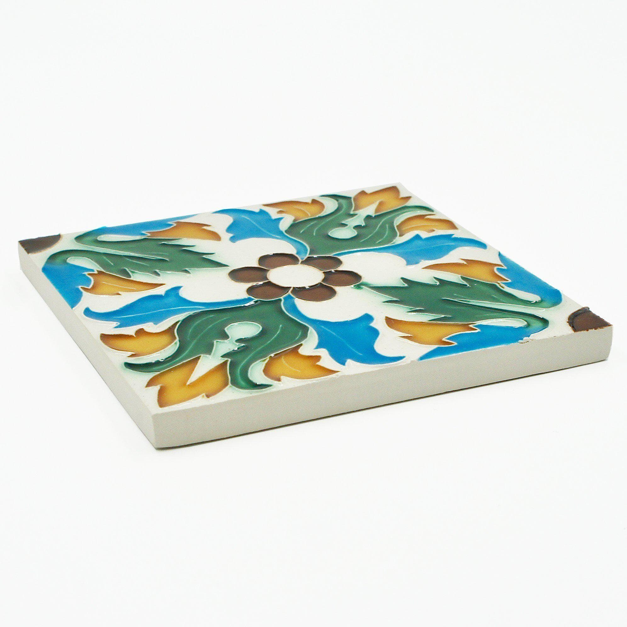luisa-paix-o-hispano-maure-azulejo-relief-14x14cm image 6