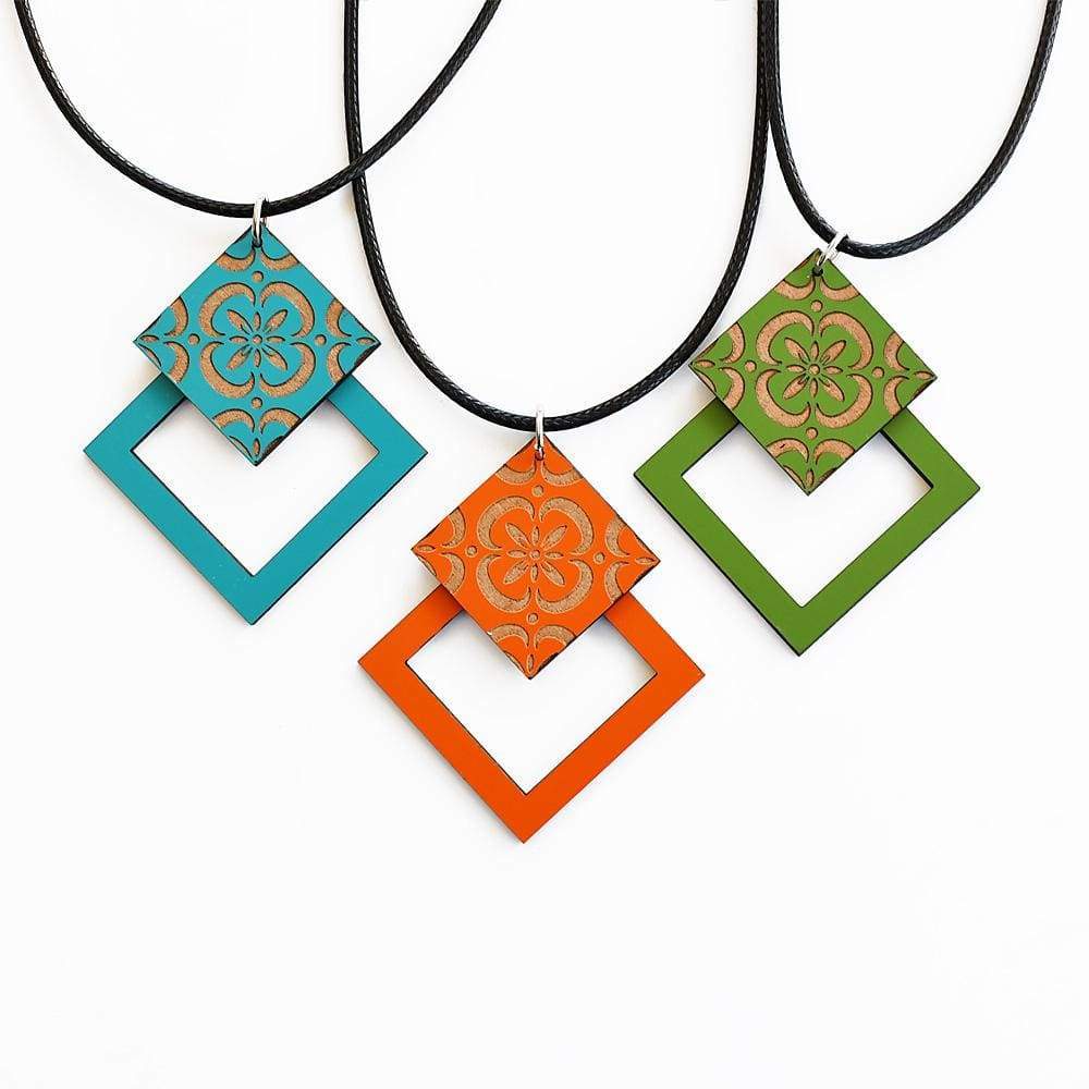 luisa-paix-o-azulejo-collier-coton-bois-turquoise image 5