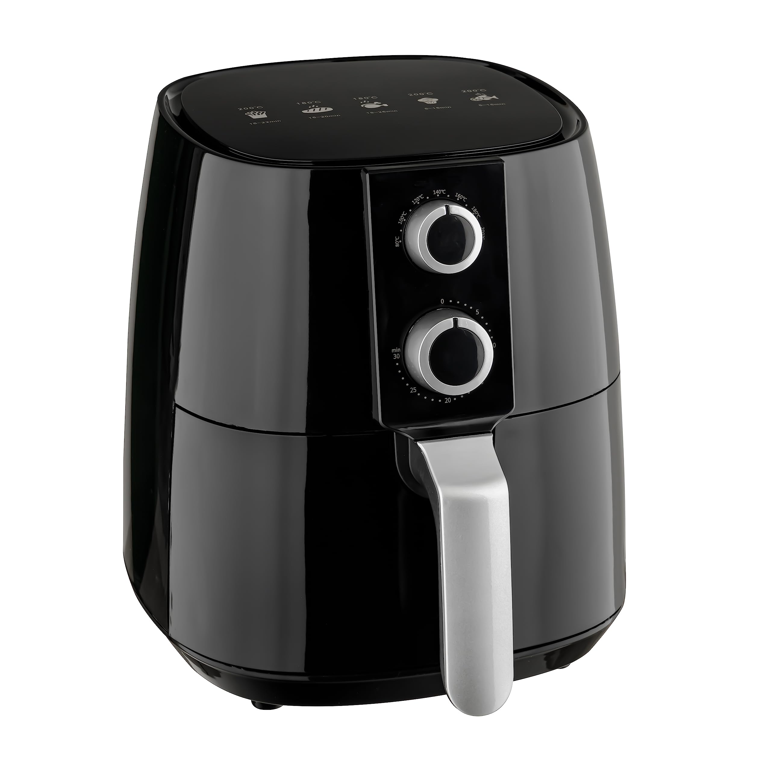 baroni-home-cucina-friteuse-sans-huile-5-2-l-1300w-air-chaud image 7