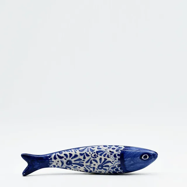 luisa-paix-o-sardine-coimbra-c-ramique-bleue-19x3cm image 1