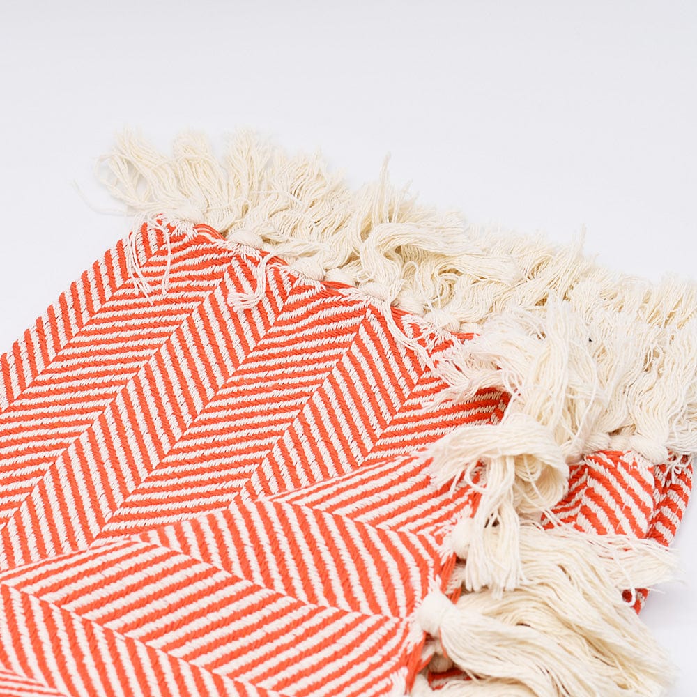 luisa-paix-o-plaid-chevrons-couverture-coton-orange image 3