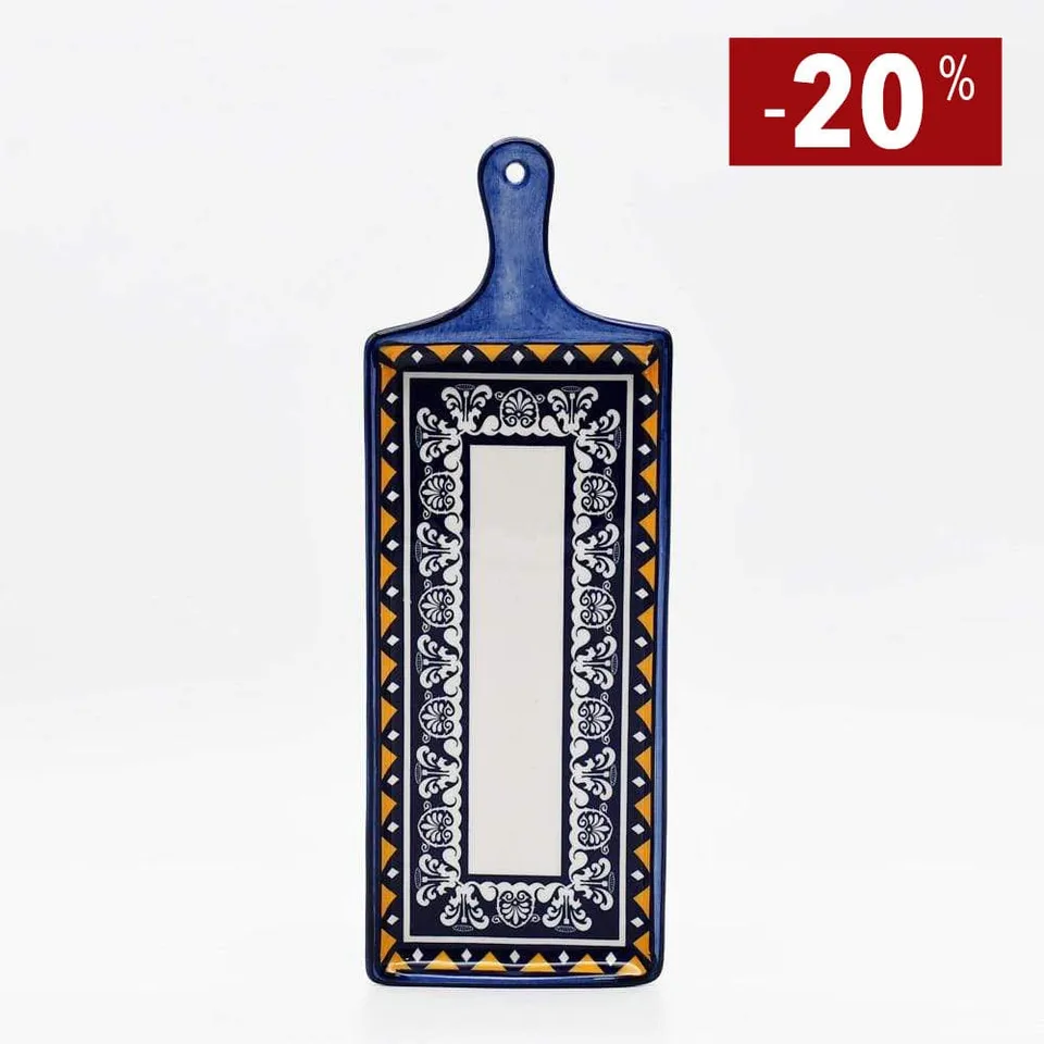 luisa-paix-o-tradicional-plat-en-c-ramique-29-cm-bleu-orange image 1