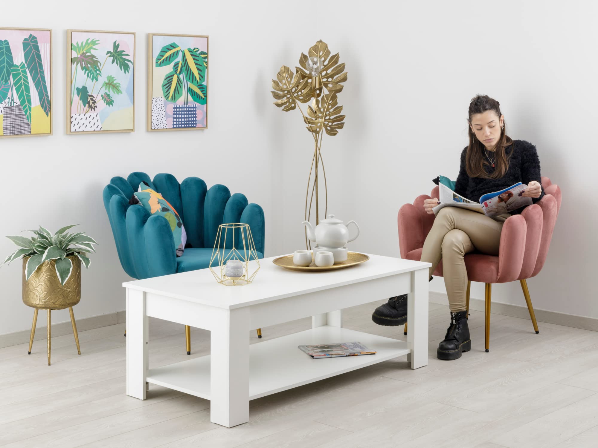 baroni-tavoli-table-basse-blanche-120x60x45cm-tag-re image 5