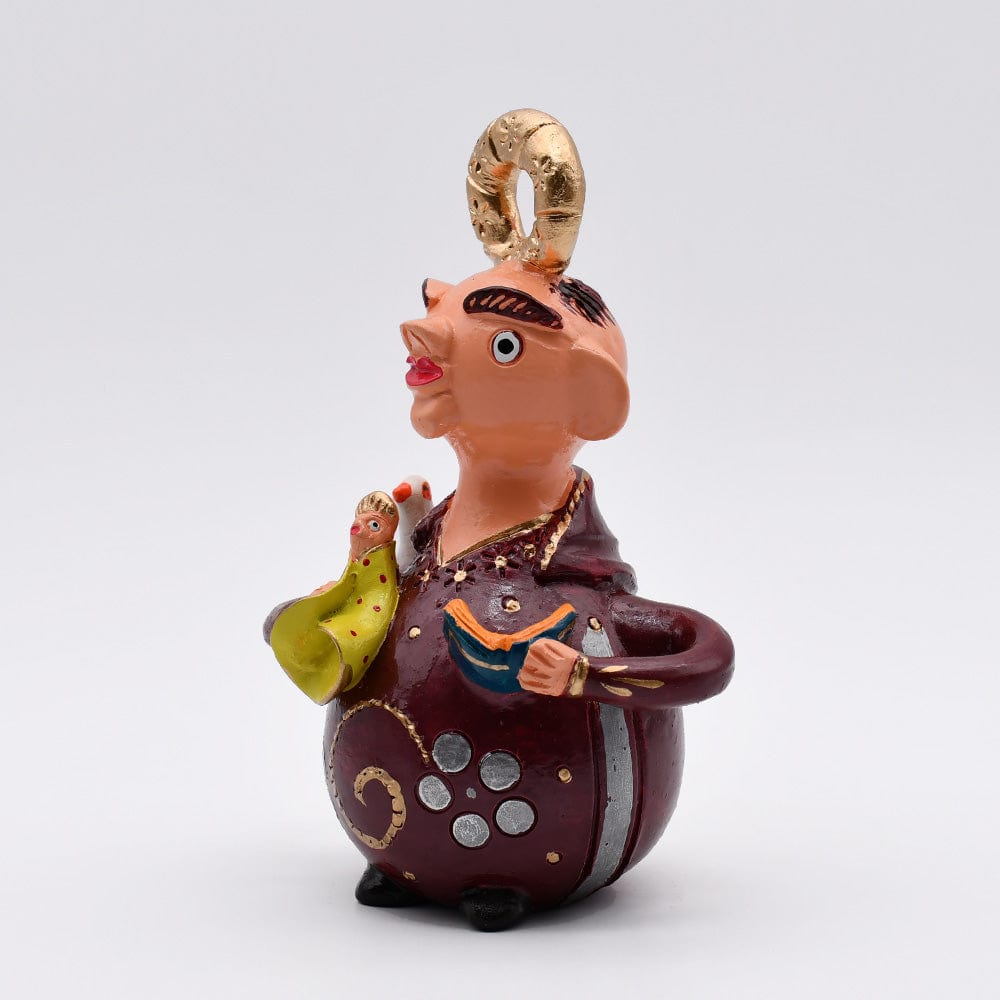 luisa-paix-o-s-o-antonio-15cm-statuette-argile-sign-e image 4