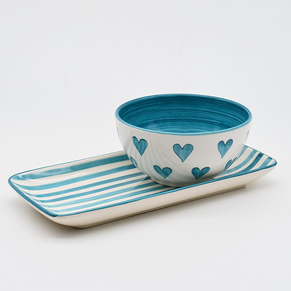 luisa-paix-o-namorados-bol-c-ramique-turquoise-17-cm image 4