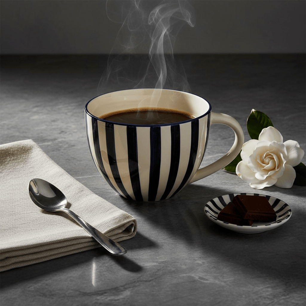 luisa-paix-o-costa-nova-mar-grande-tasse-c-ramique-noire-13-cm image 2