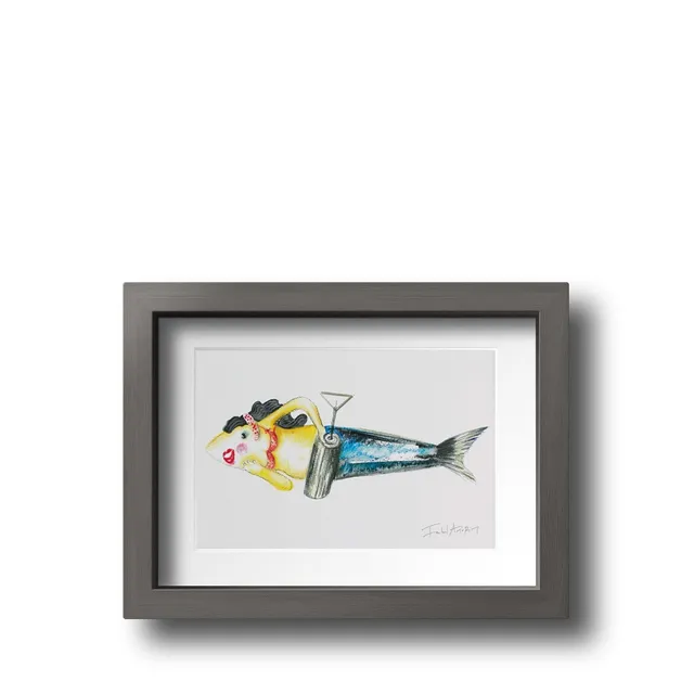luisa-paix-o-sardinha-isabel-amorim-gravure-sardine-21x30cm-sign-e image 1
