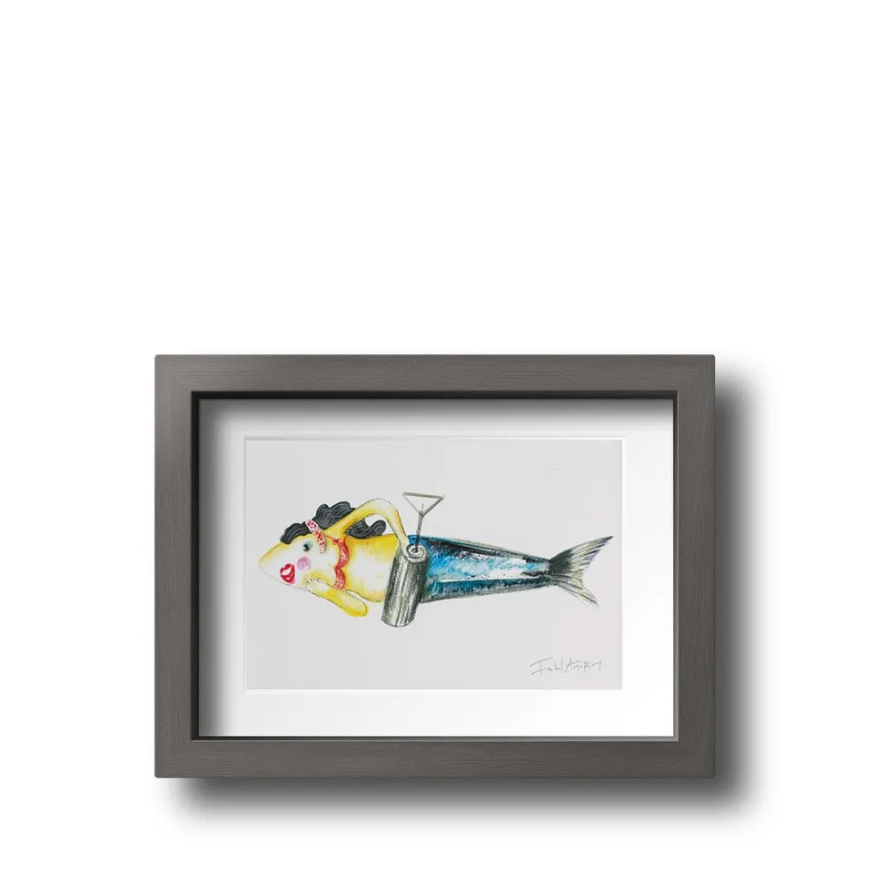 luisa-paix-o-sardinha-isabel-amorim-gravure-sardine-21x30cm-sign-e image 1
