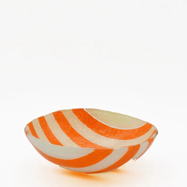 luisa-paix-o-marinha-grande-saladier-verre-orange-20cm image 1