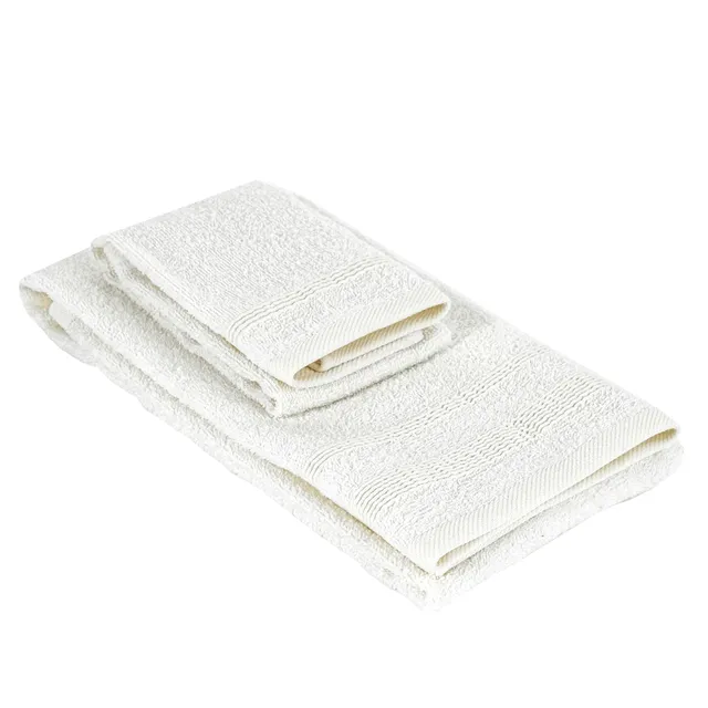 baroni-home-tessile-bagno-lot-2-serviettes-aphrodite-blanc image 1