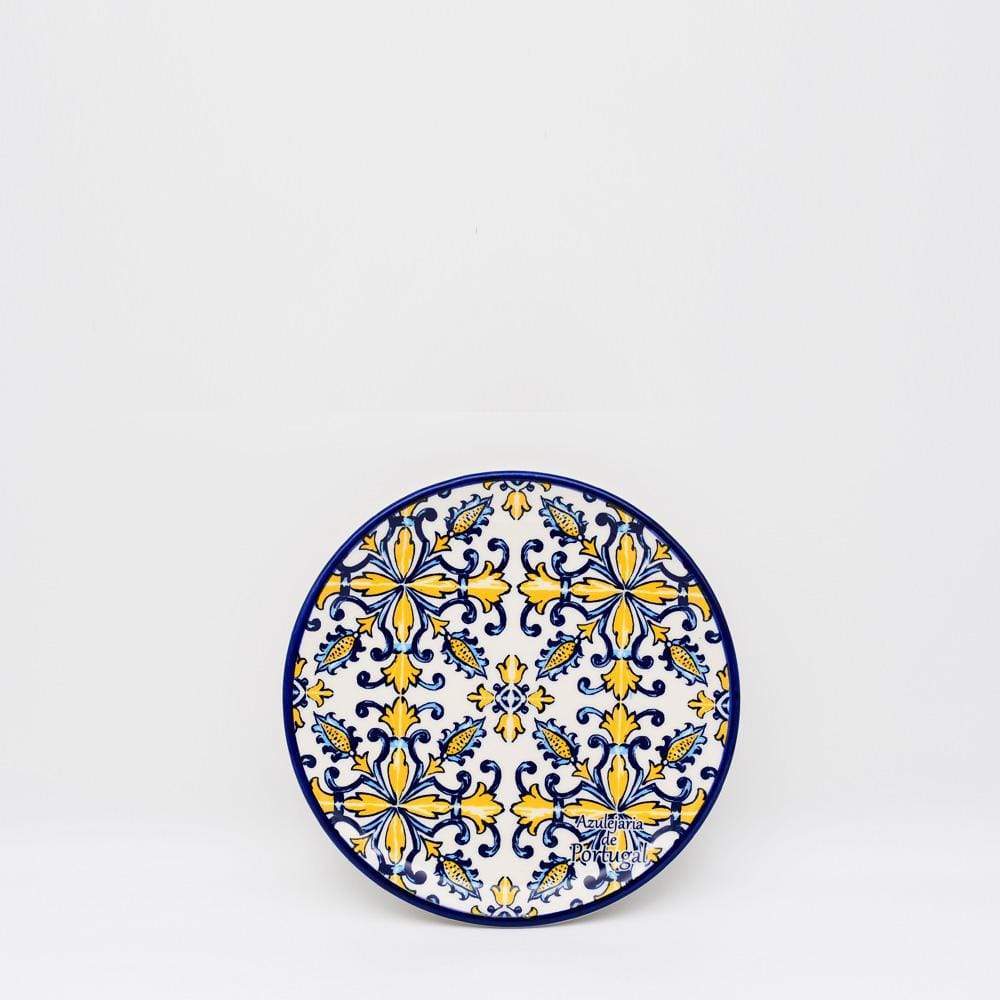 luisa-paix-o-vaisselle-tradicional-assiette-c-ramique-jaune-16cm image 1