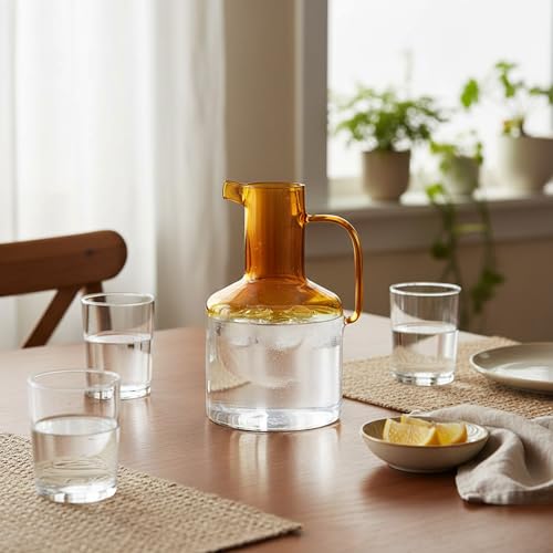 baroni-home-cucina-carafe-verre-borosilicat-1-5l-bicolore-bomb-e image 6