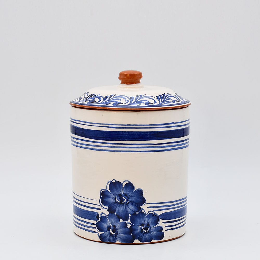 luisa-paix-o-vaisselle-portugaise-bo-te-cuisine-terre-cuite-bleue-1l image 3