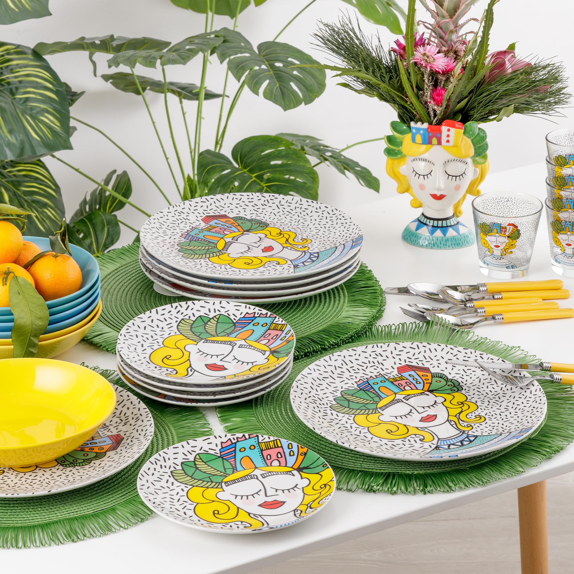 baroni-home-cucina-service-18-assiettes-city-girl-6-pers image 3
