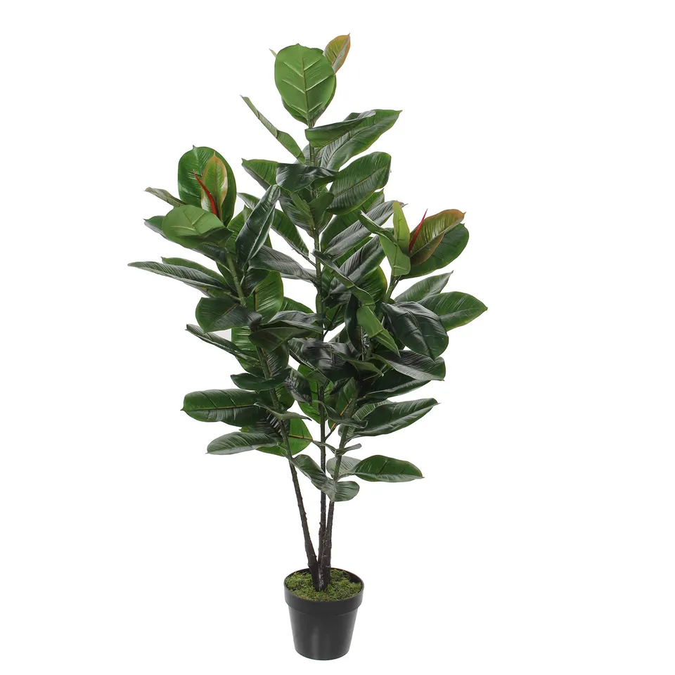 mica-decorations-plante-caoutchouc-artificielle-130-cm-en-pot image 1