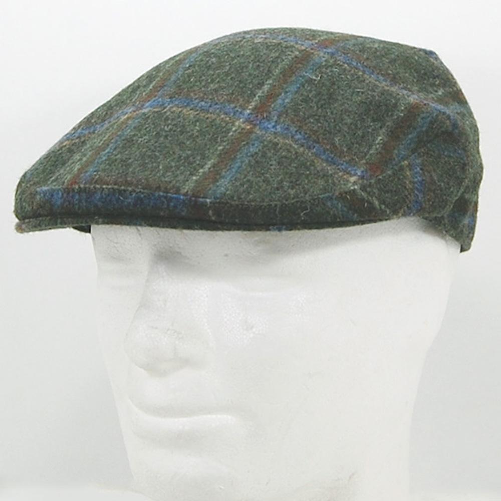 luisa-paix-o-tartan-casquette-portugaise-laine-verte-taille-58 image 4
