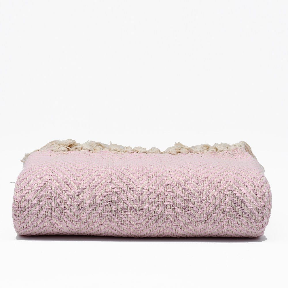 luisa-paix-o-chevrons-plaid-coton-rose-200x135cm-tiss image 1
