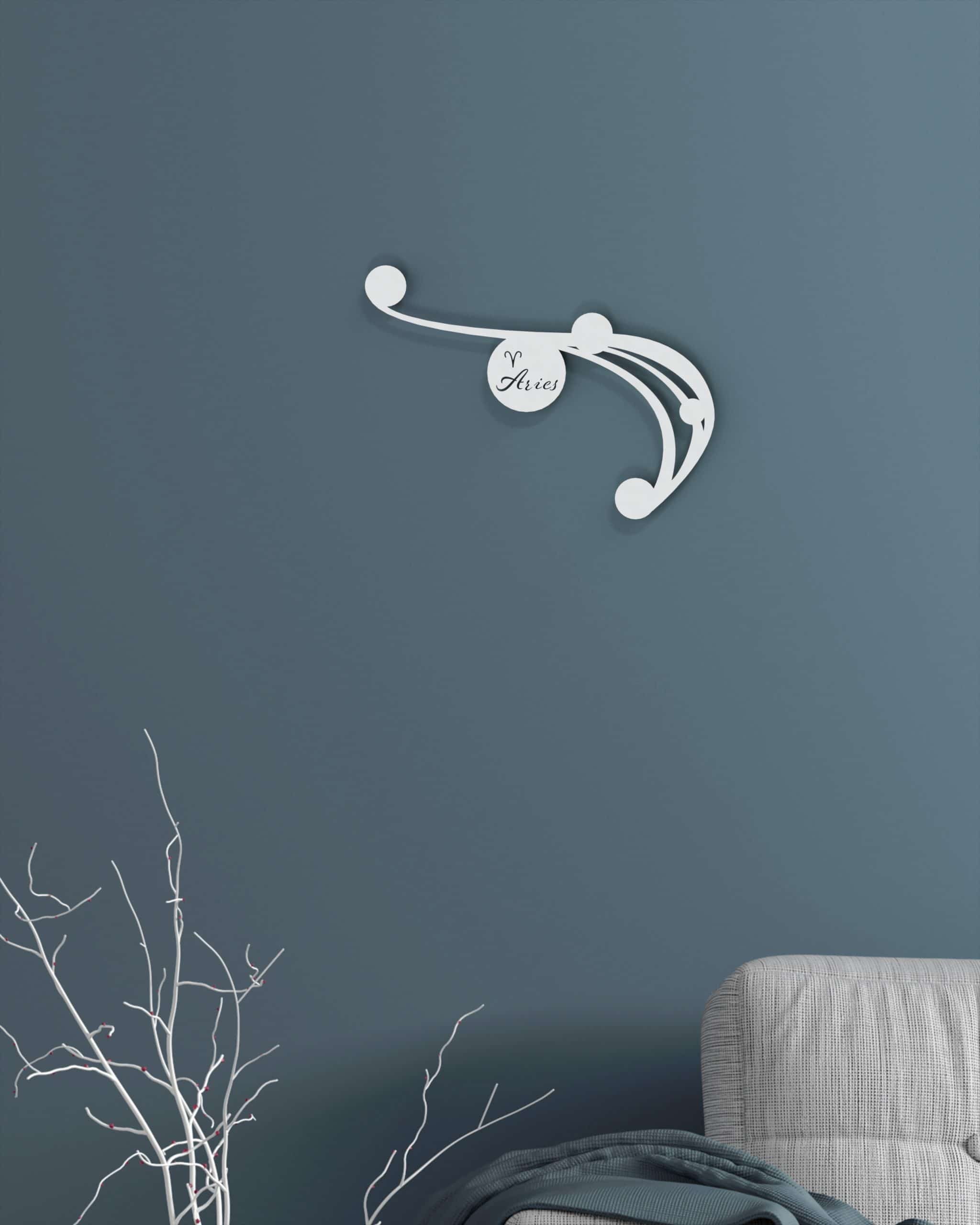 je-suis-art-signes-du-zodiaque-b-lier-constellation-d-coration-murale-m-tal image 3