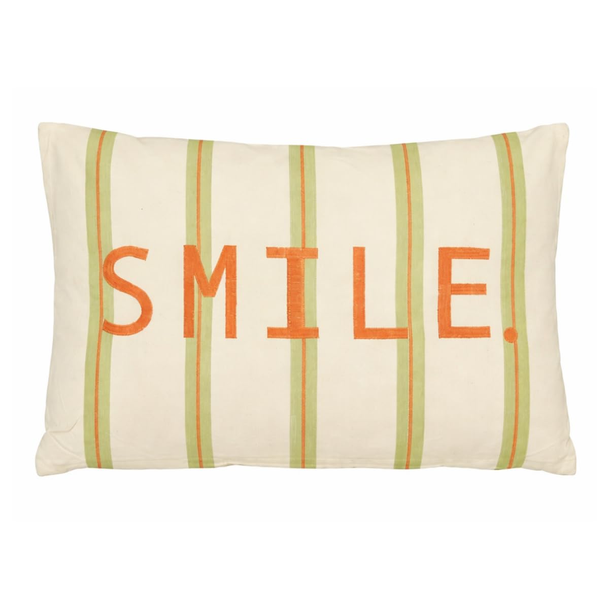 mica-decorations-smile-coussin-d-coratif-55x35-vert image 1