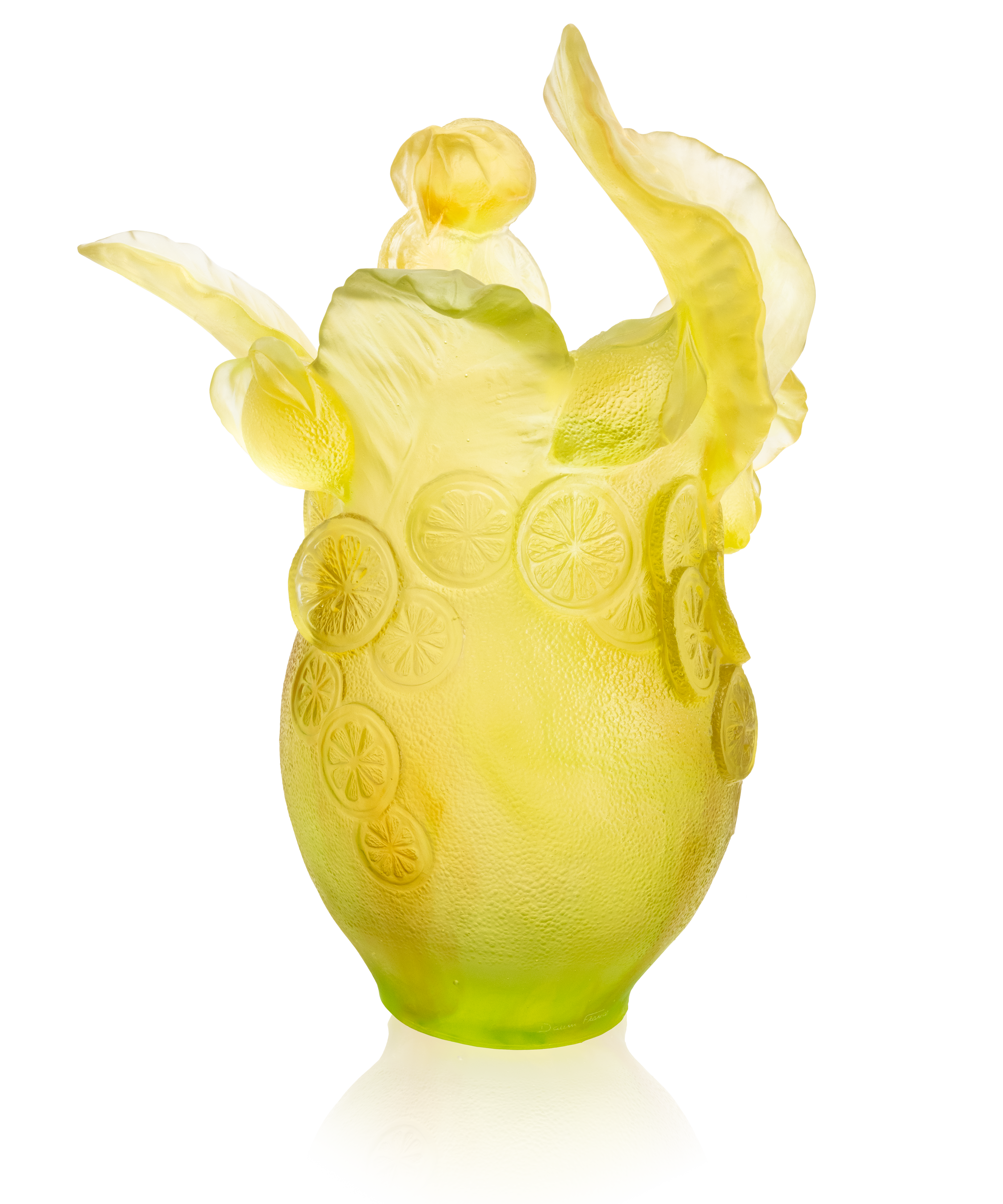 daum-citrus-vase-magnum-cristal-99-ex image 1