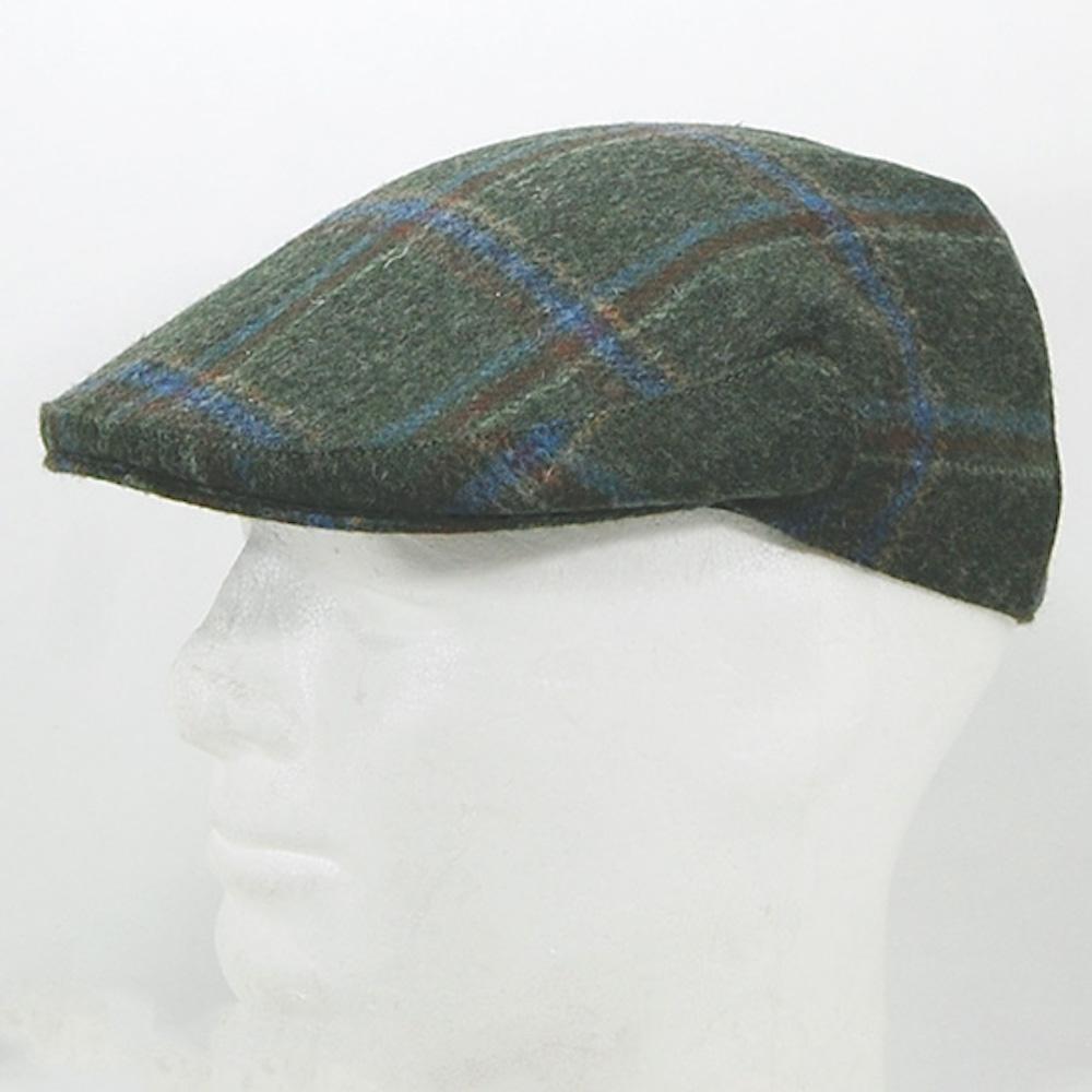 luisa-paix-o-tartan-casquette-portugaise-laine-verte-taille-58 image 2