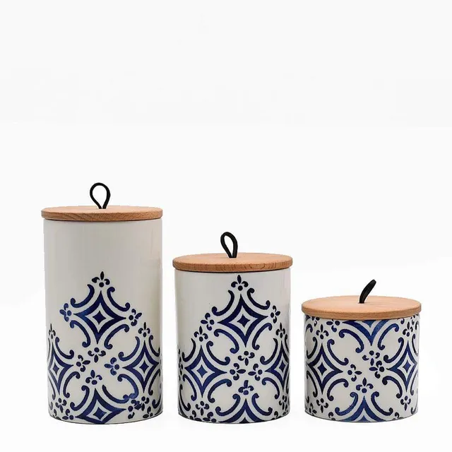 luisa-paix-o-azulejos-bo-te-c-ramique-bleue-21cm image 1